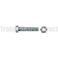 Trailer coupling bolt and nut 2.5 inch x 0.5 inch high tensile - Trailer Spares Direct