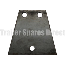 V shape coupling base plate with 3 holes for A150-3 - Trailer Spares Direct