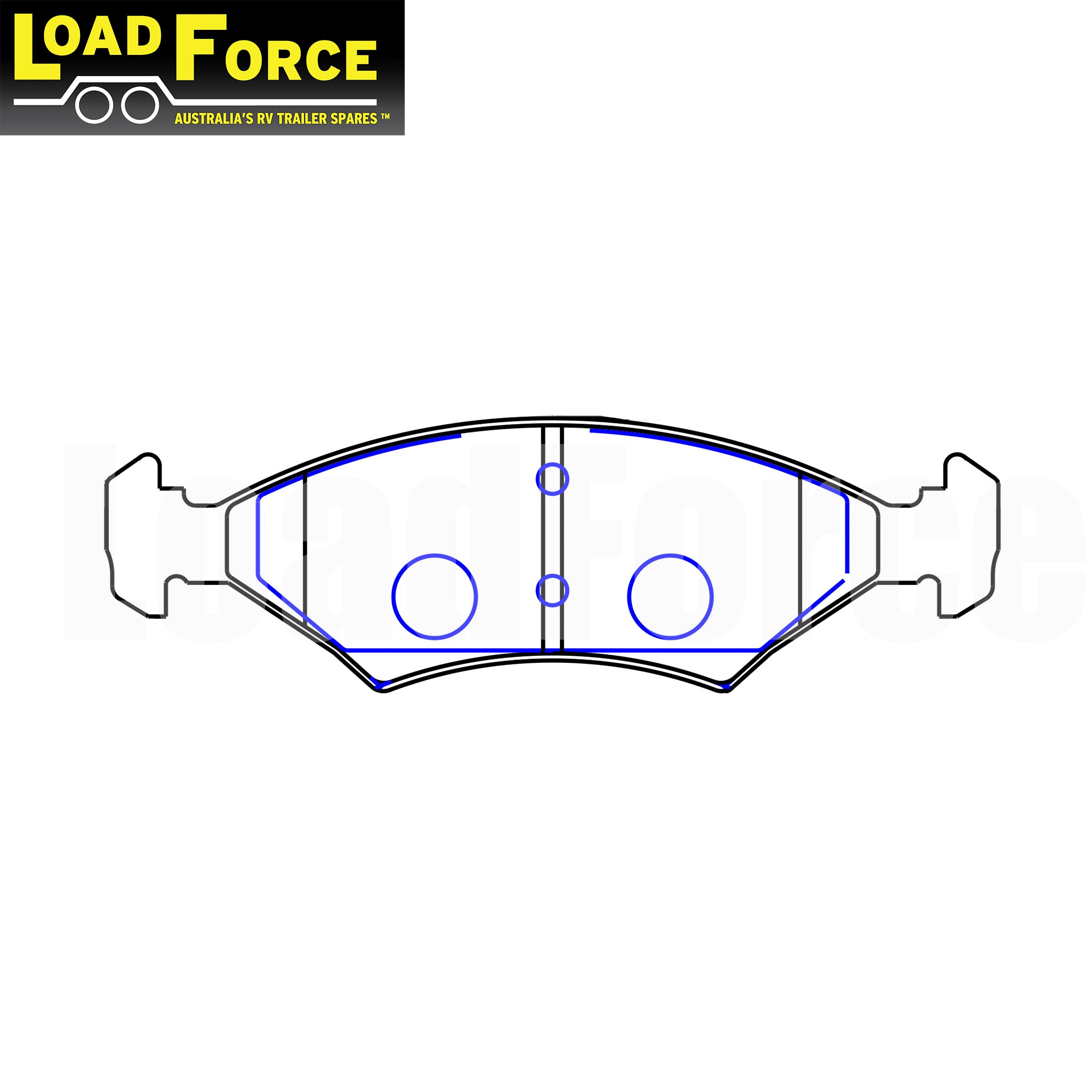 LoadForce disc brake pad set for T35 and UFP DB35 caliper models