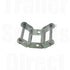 Double Roller Bracket 6 inch Galvanised includes Spindles