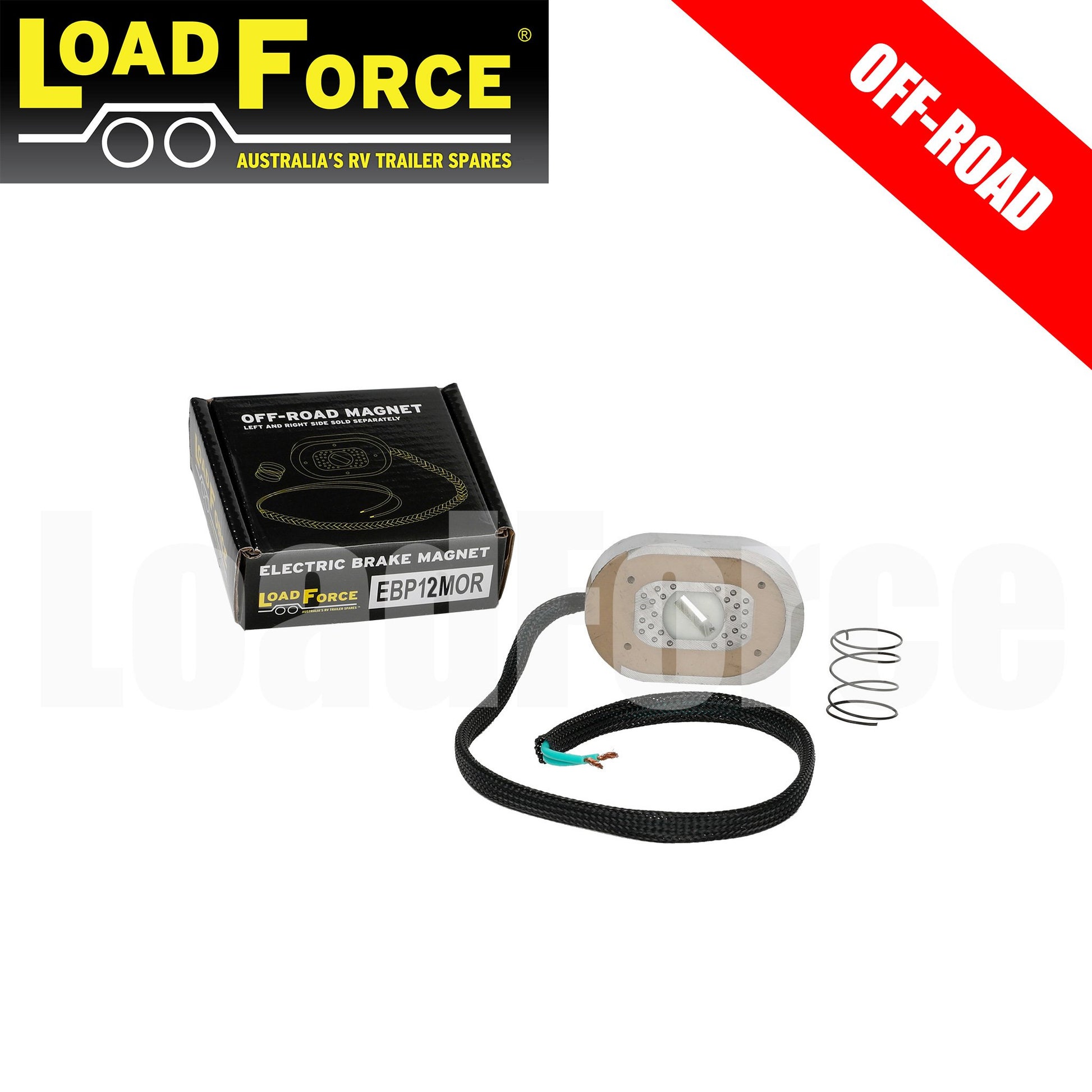 12 inch Electric Magnet OFF ROAD Right Hand - Trailer Spares Direct