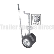 10 inch ‘EASYMOVER’ ratchet driven twin jockey wheels 900kg load - Trailer Spares Direct