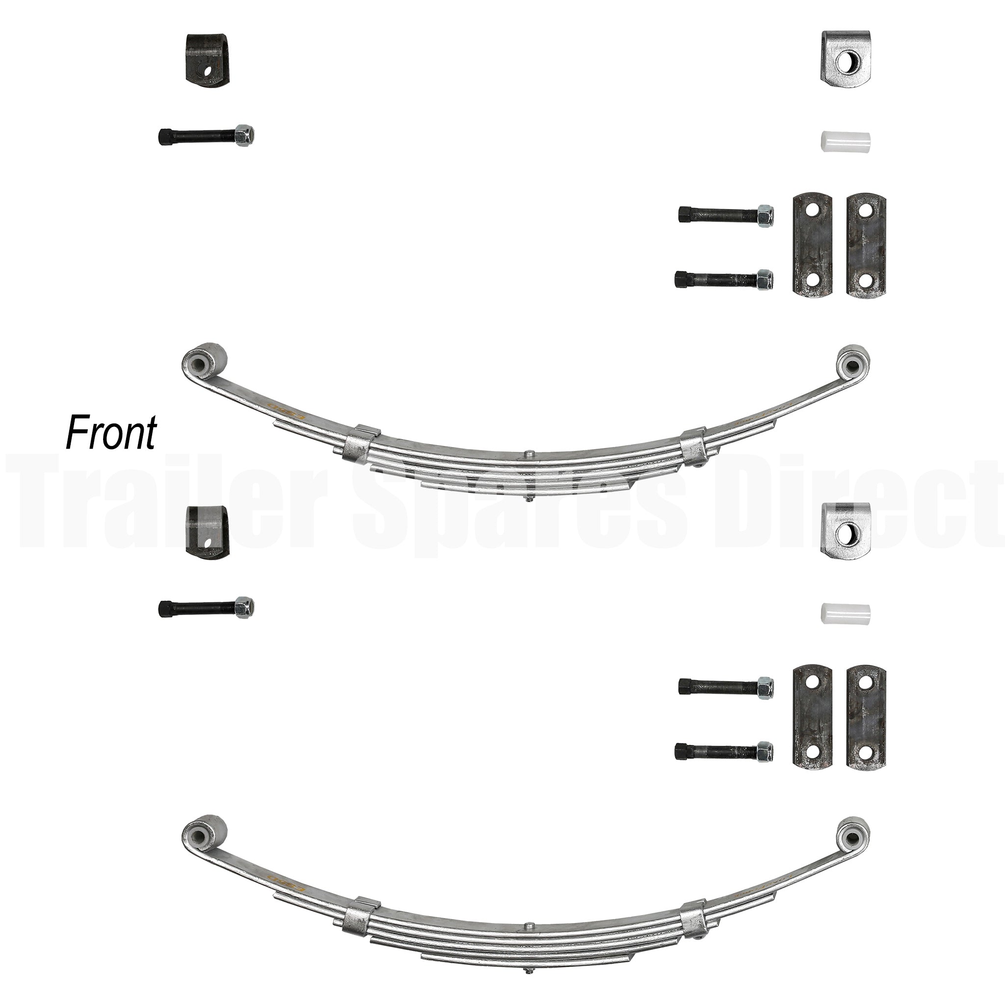 Single axle trailer suspension kit