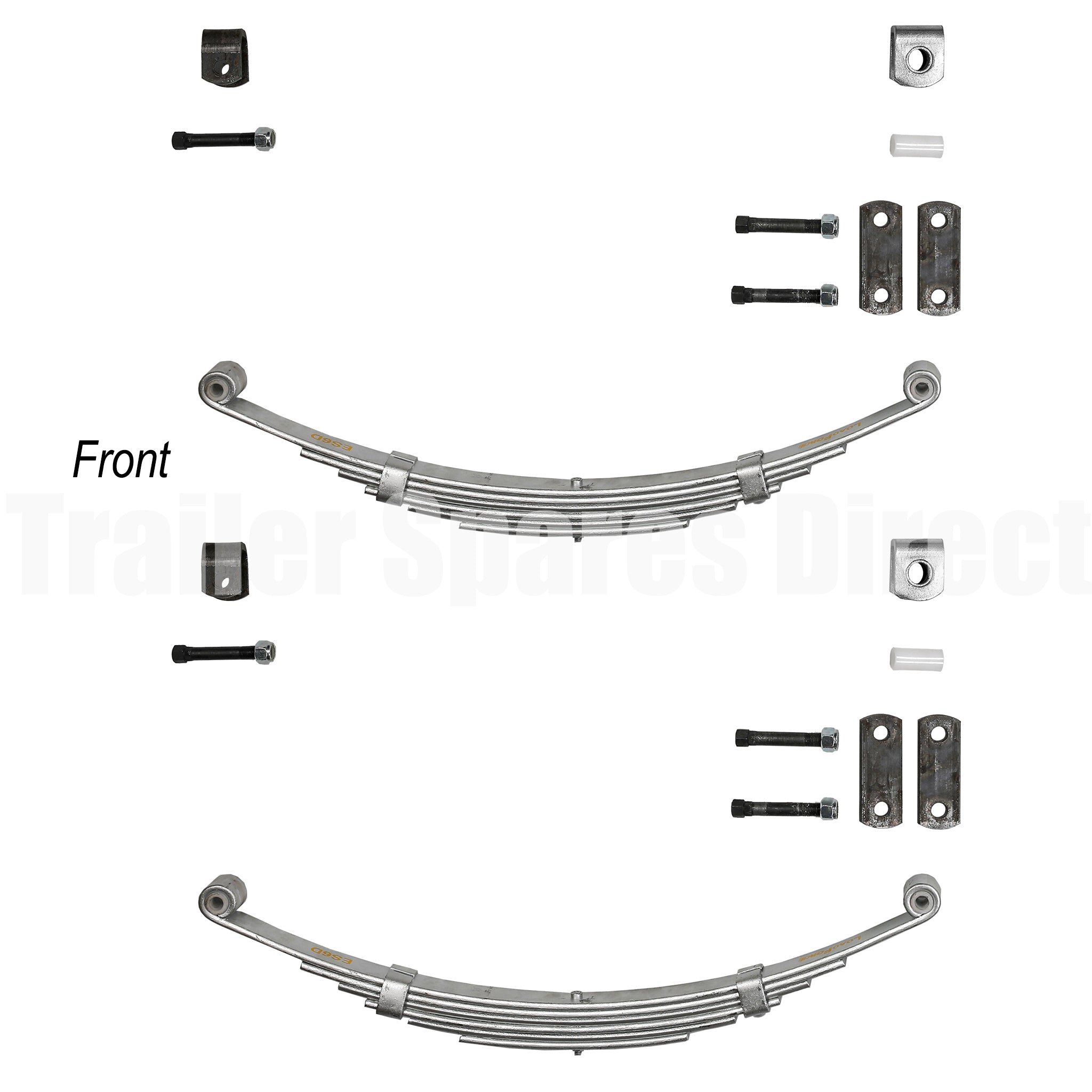 Trailer spring suspension kit single axle