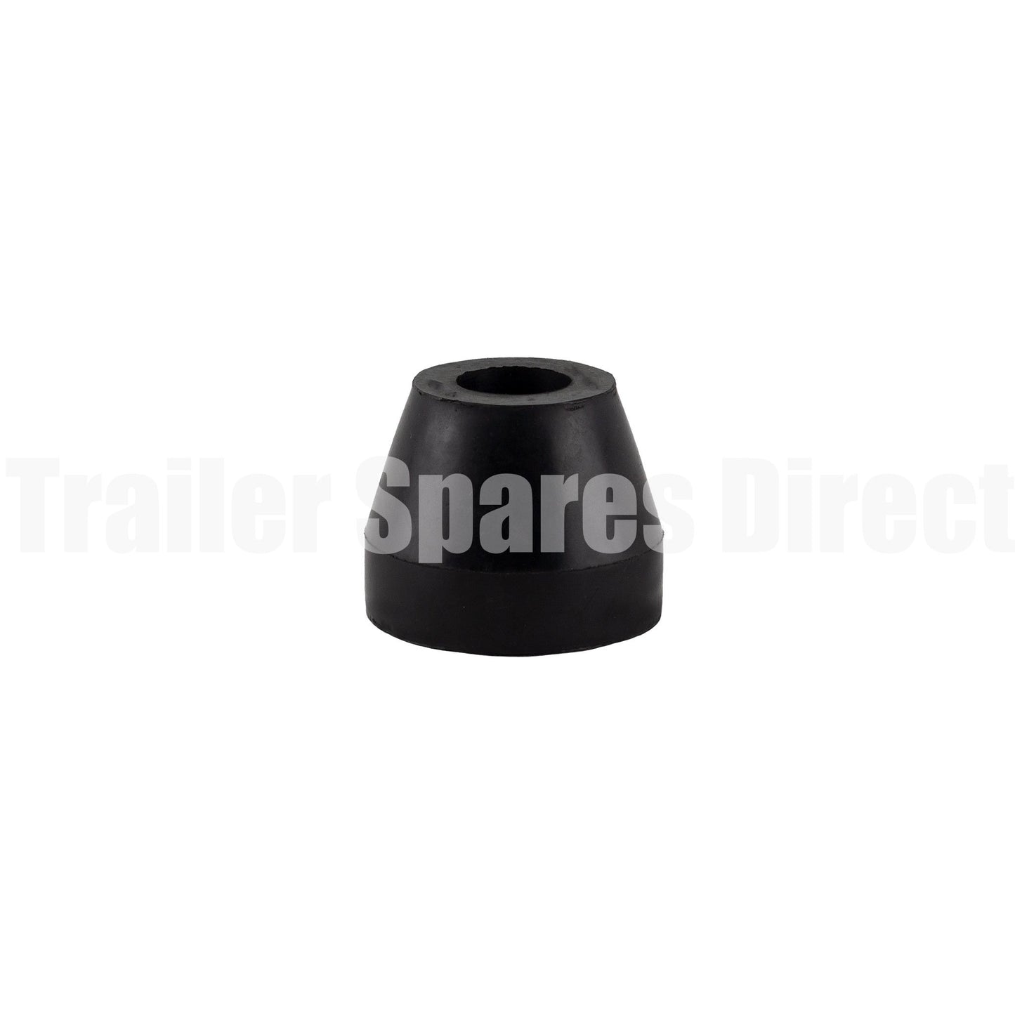 Front end cap taper 2.5 inch black rubber - Trailer Spares Direct