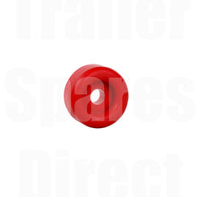 Front end cap 3 inch red poly - Trailer Spares Direct