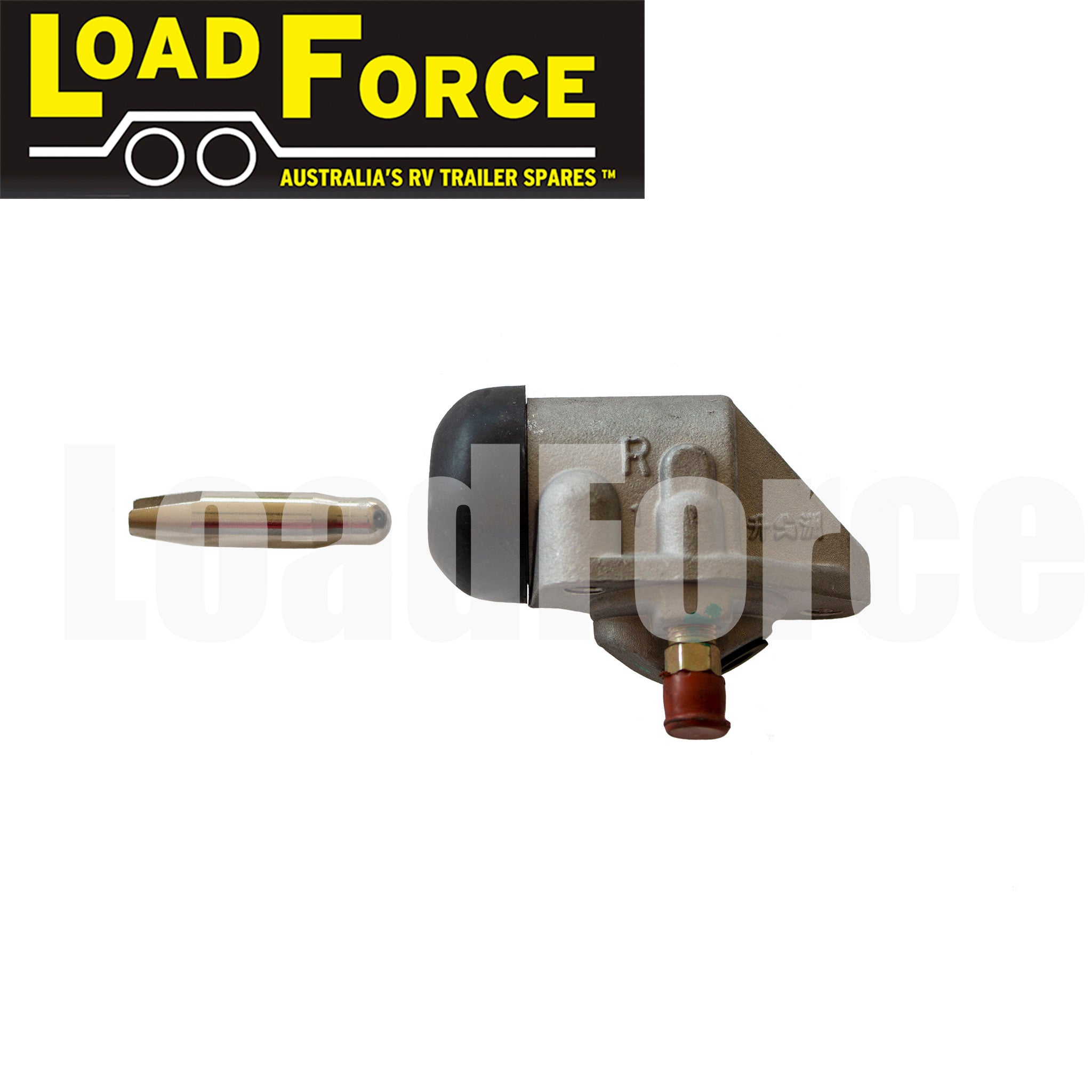 Hydraulic brake backing plate cylinder