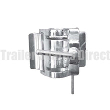 Heavy-duty clamp weld-on for jockey wheels with 48mm tube - Trailer Spares Direct