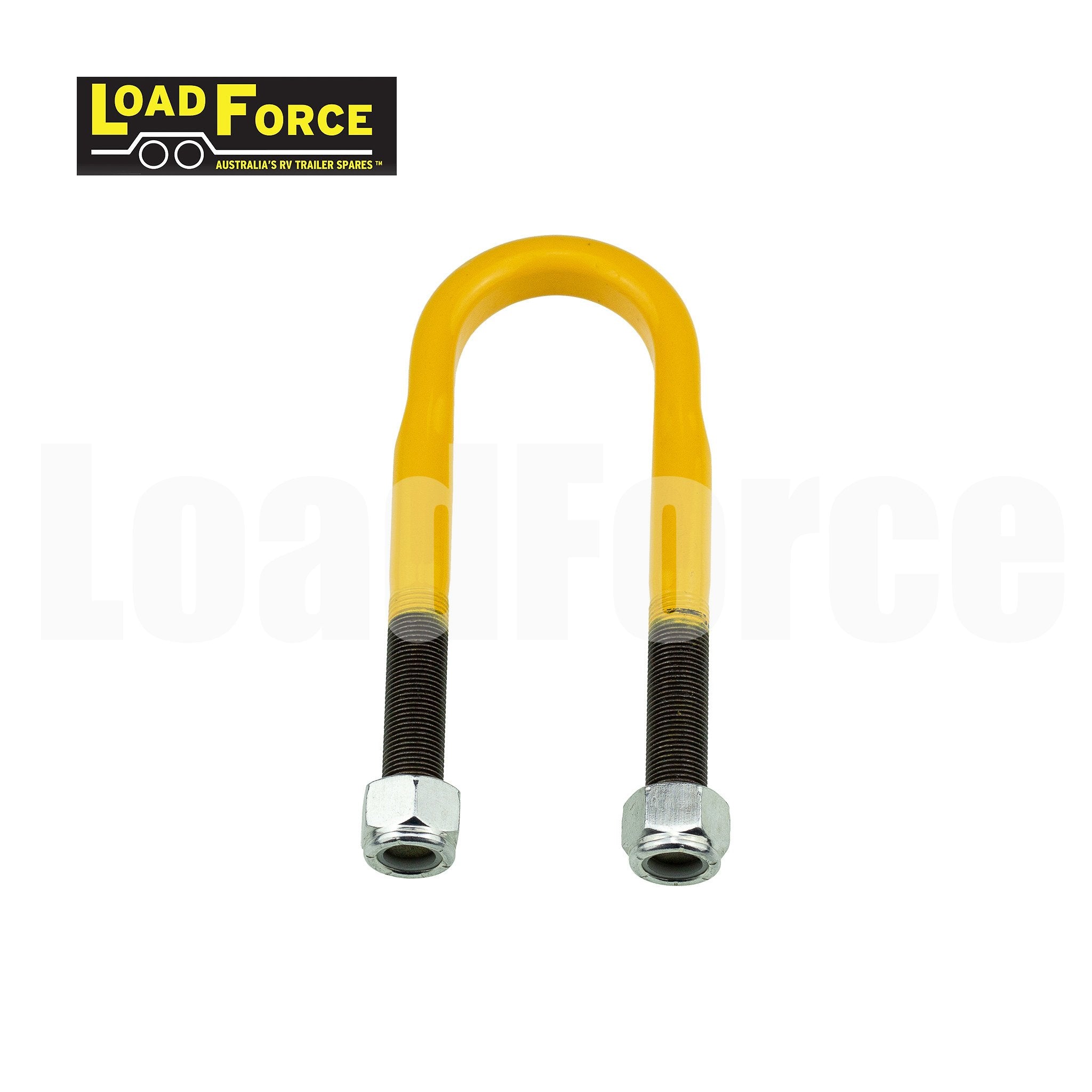 heavy duty loadforce caravan spring u-bolt 50mm round