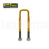 LoadForce Yellow heavy duty trailer u-bolt 45mm square