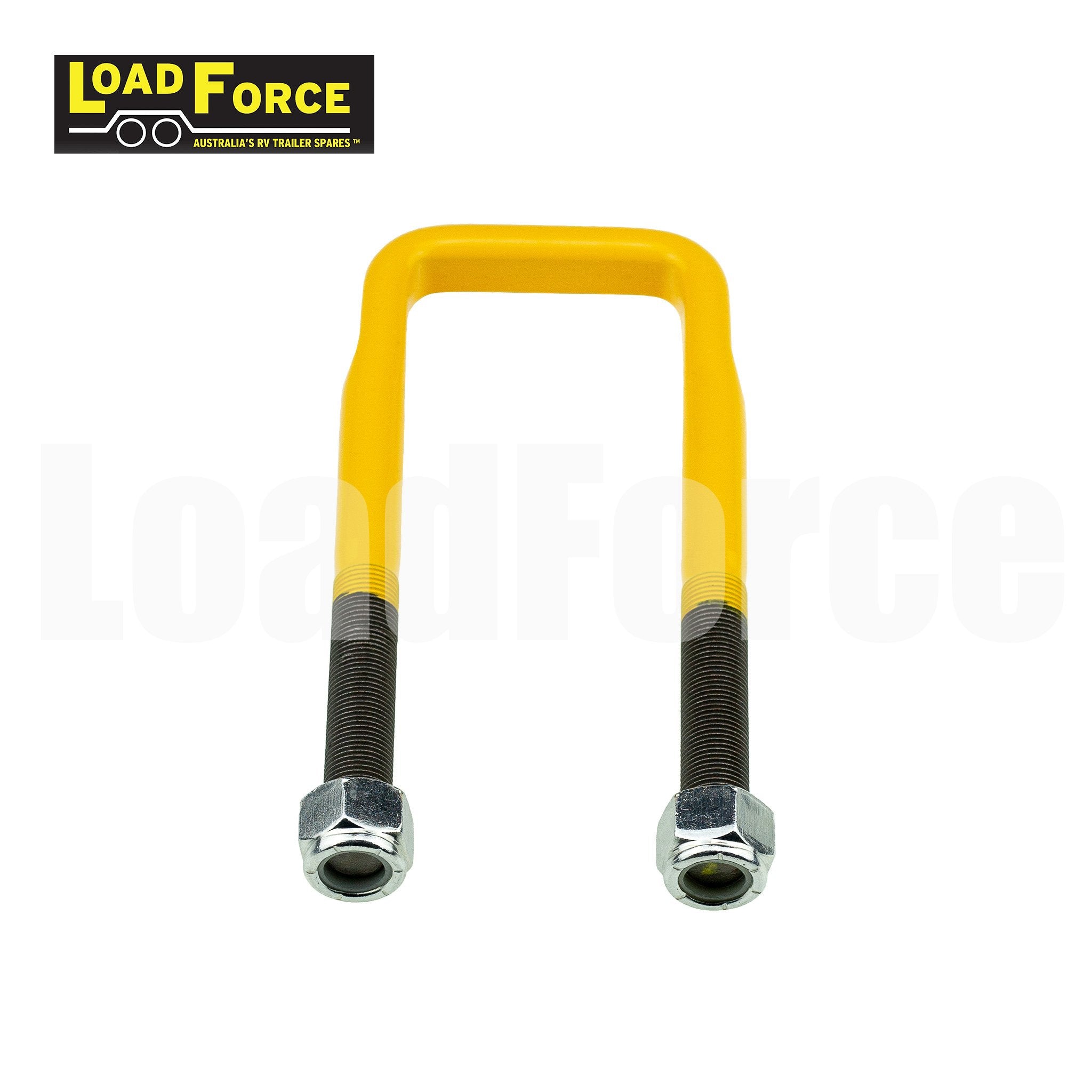 LoadForce trailer U-bolt 63mm square flat band high tensile