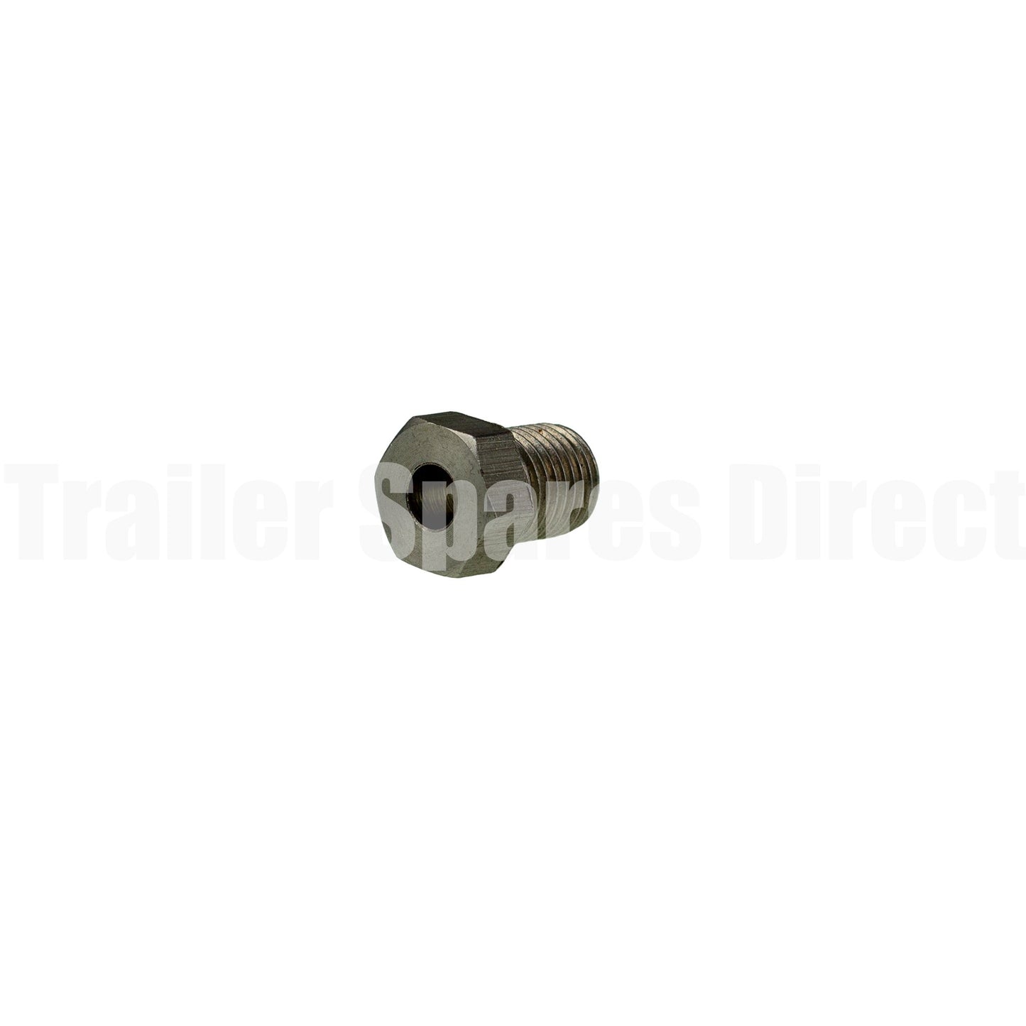 3/8 inch 24tpi stainless steel brake tube nut - Trailer Spares Direct