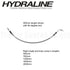 1800mm HydraLine brake hose - 90 degree end fitting