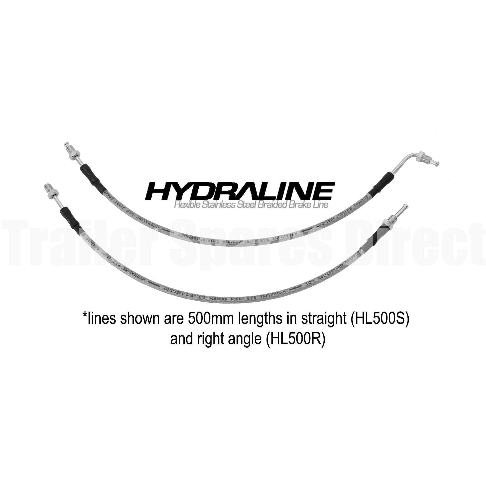 Hydraline brake line straight and angle fitting