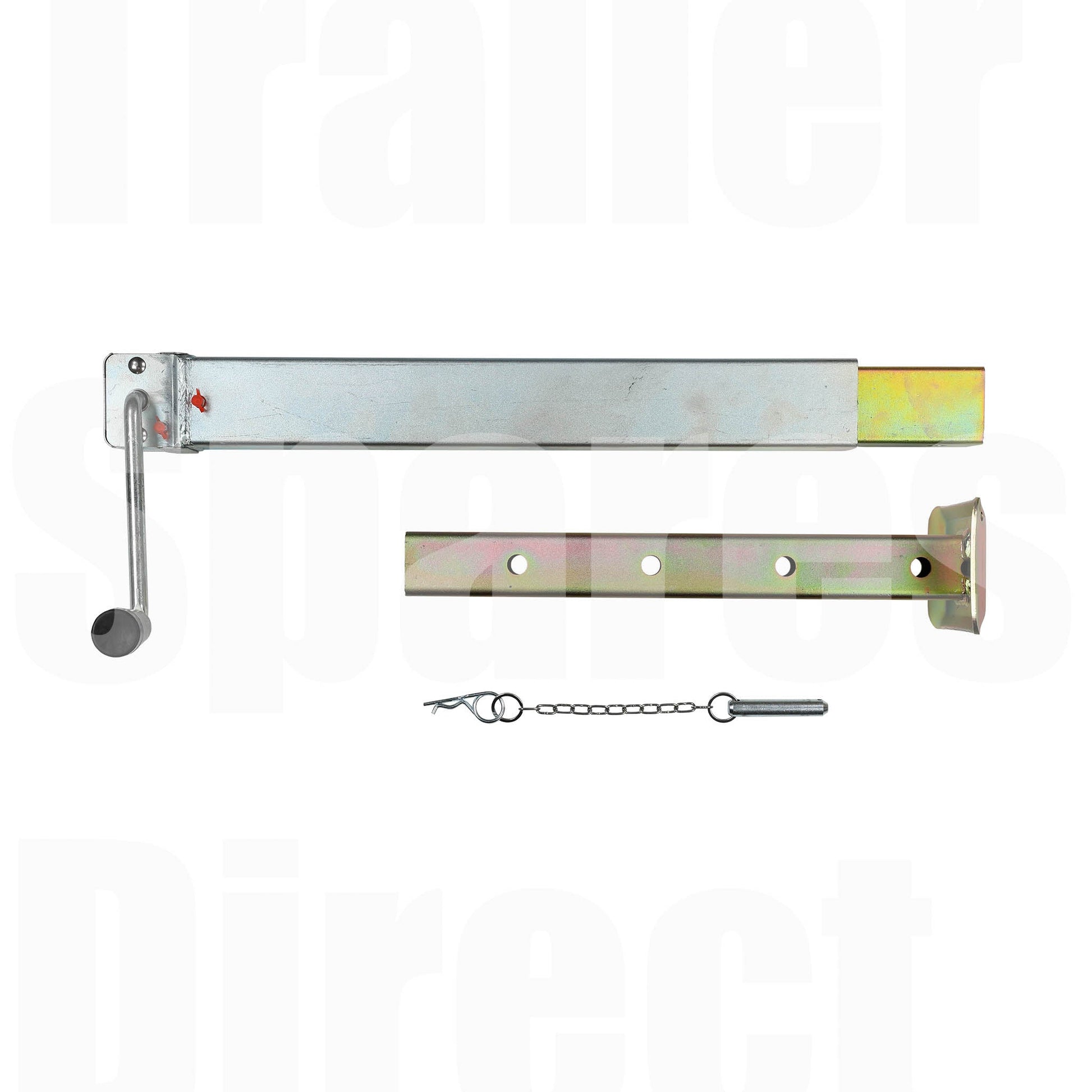 Jack Stand 65mm Drop Leg Side Wind - capacity 1250kg - Trailer Spares Direct