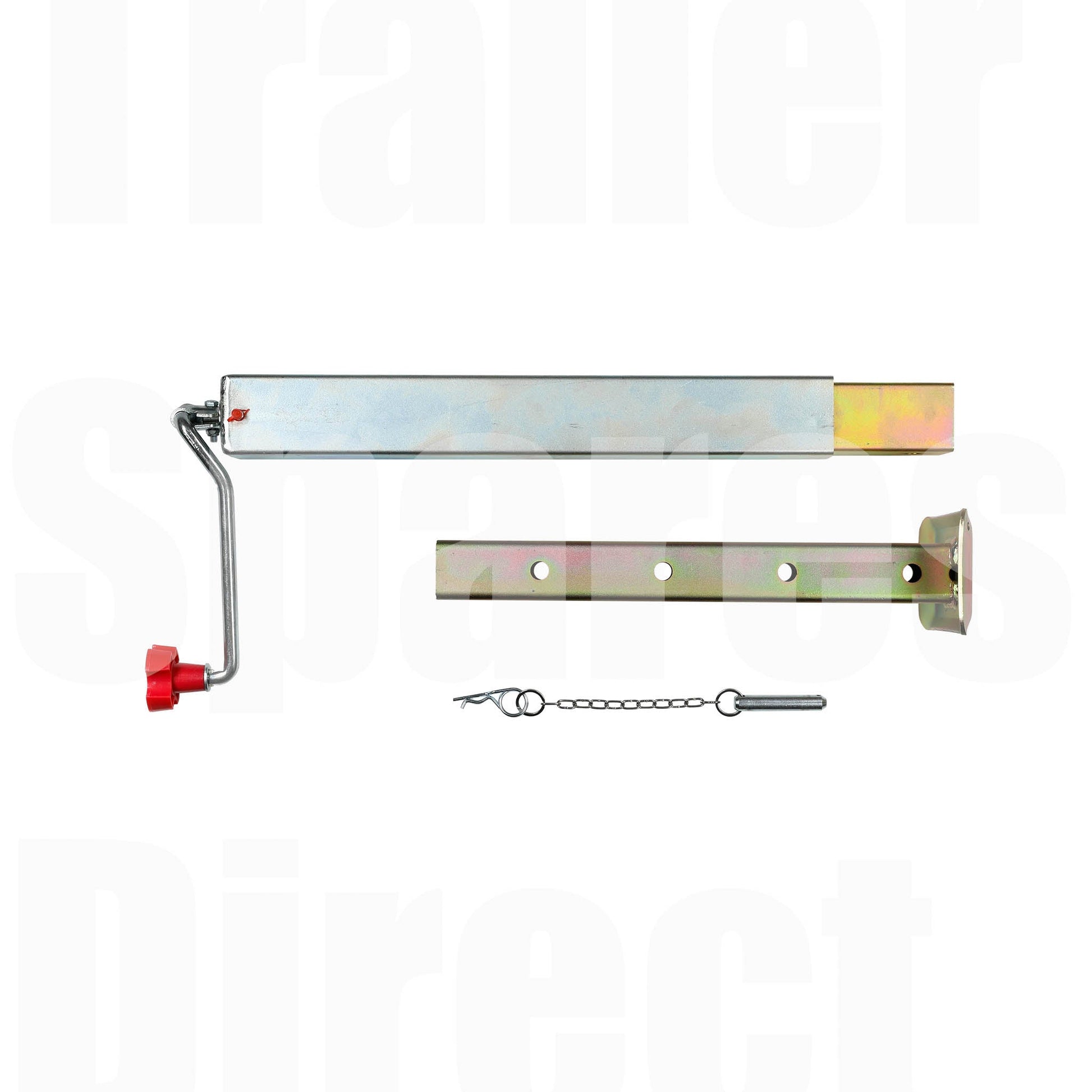 Jack Stand 65mm Drop Leg Top Wind - capacity 1250kg - Trailer Spares Direct