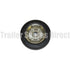 8inch solid rubber wheel steel rim 22mm shaft