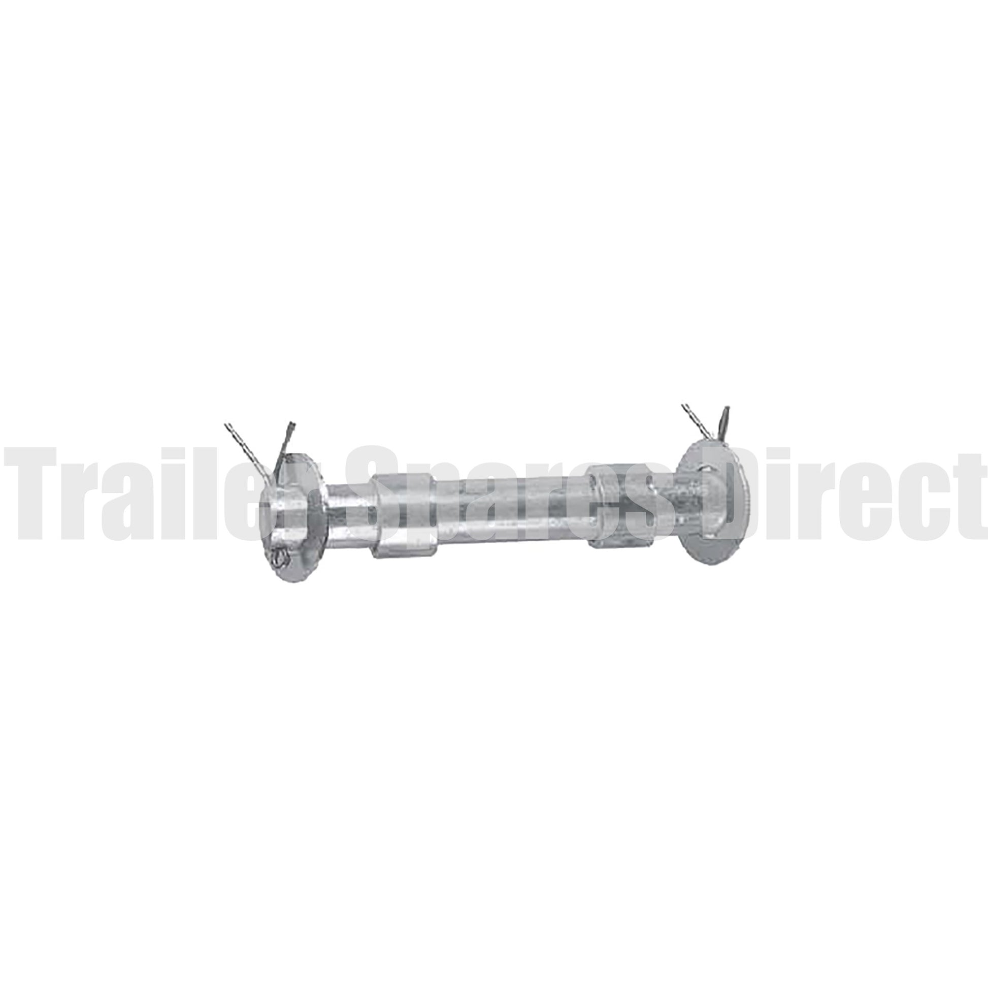 Axle shaft 3/4 inch (20mm) for Manutec jockey wheels - Trailer Spares Direct