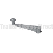 Jockey wheel extra-long handle - heavy-duty roll pin - Trailer Spares Direct