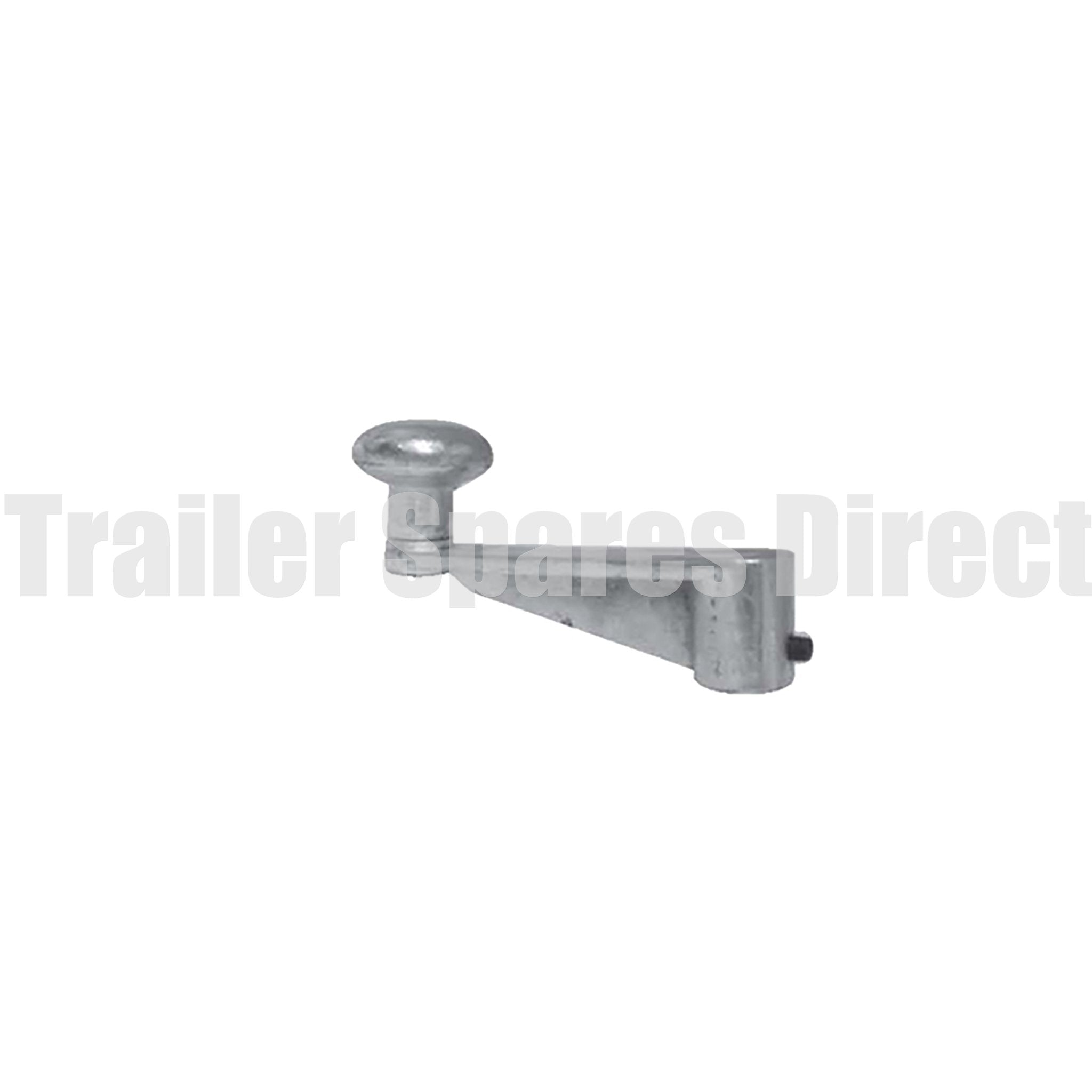 jockey wheel handle with heavy duty roll pin