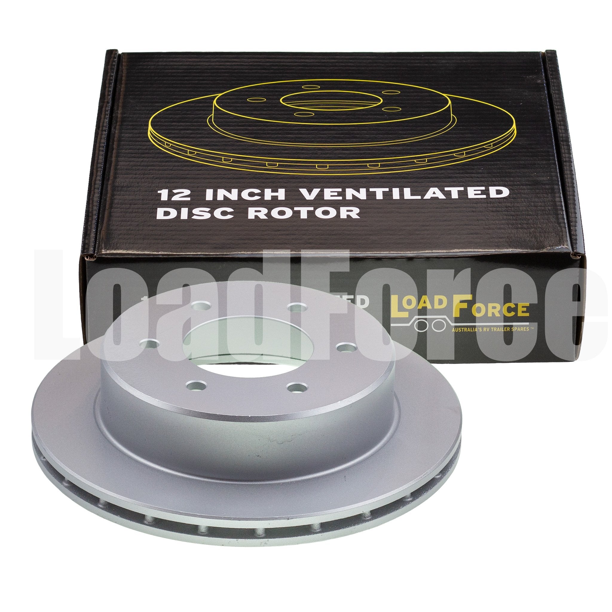 LoadForce 12 inch ventilated disc rotor 6 stud