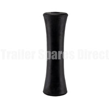Concave roller 12 inch black rubber - Trailer Spares Direct