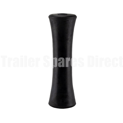 Concave roller 12 inch black rubber - Trailer Spares Direct