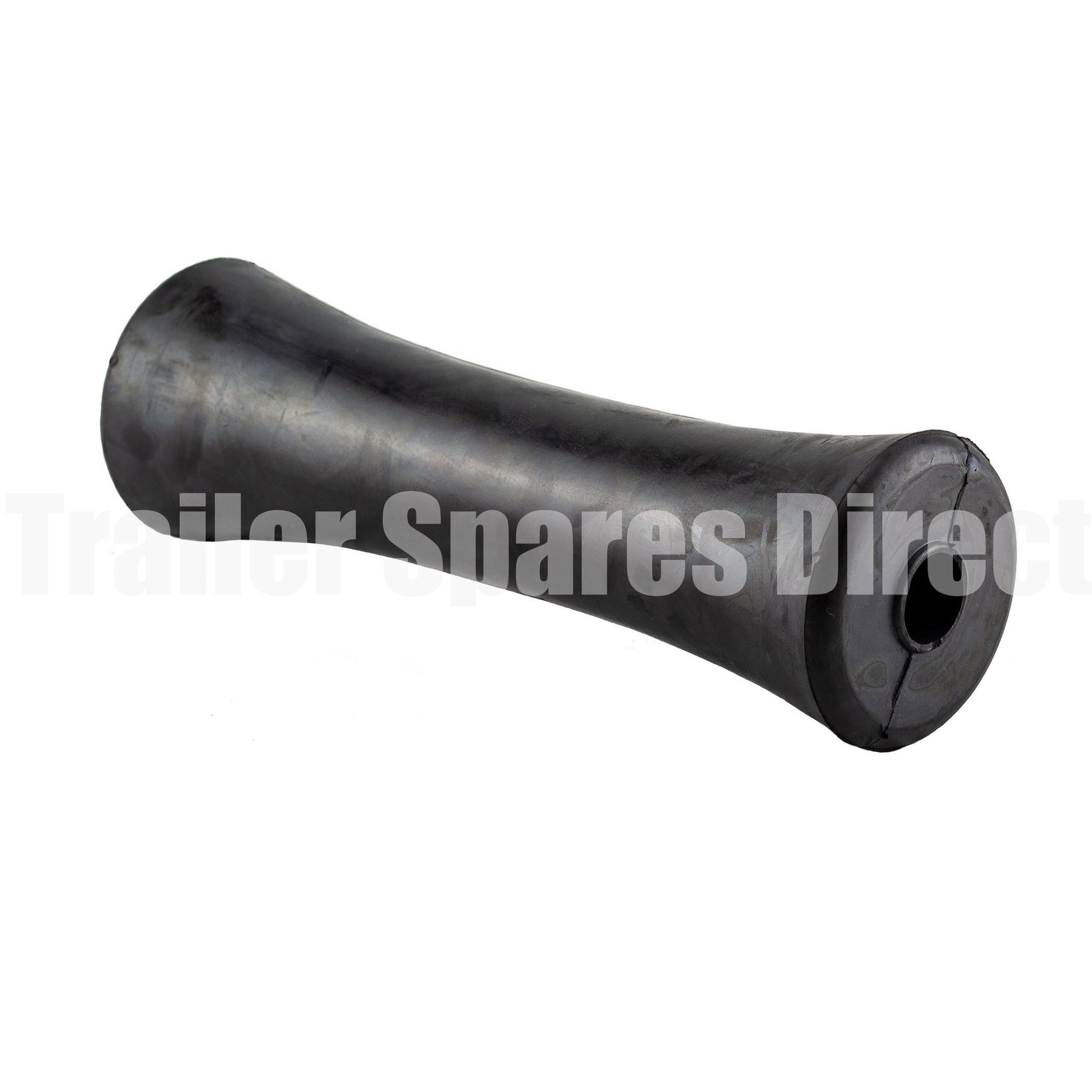 Concave roller 12 inch black rubber - Trailer Spares Direct