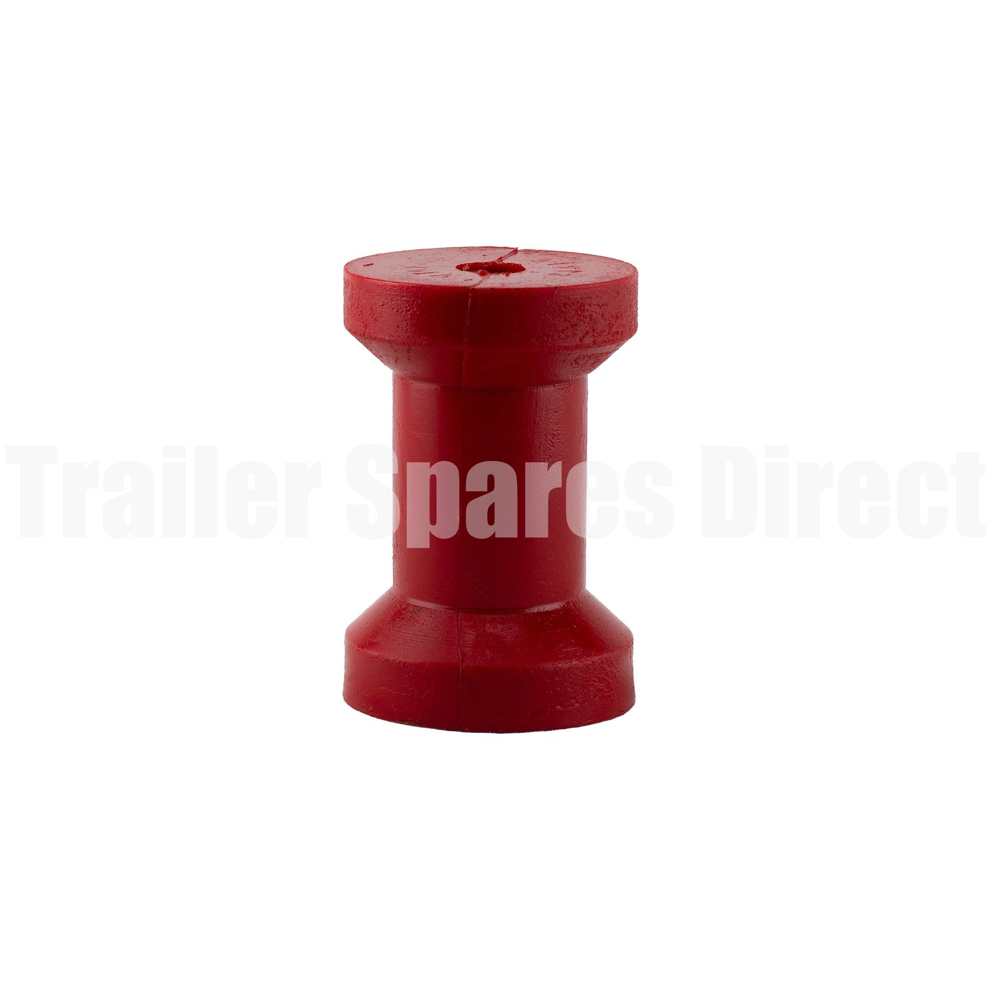 Keel roller 4.5 inch red poly - 17mm centre - Trailer Spares Direct
