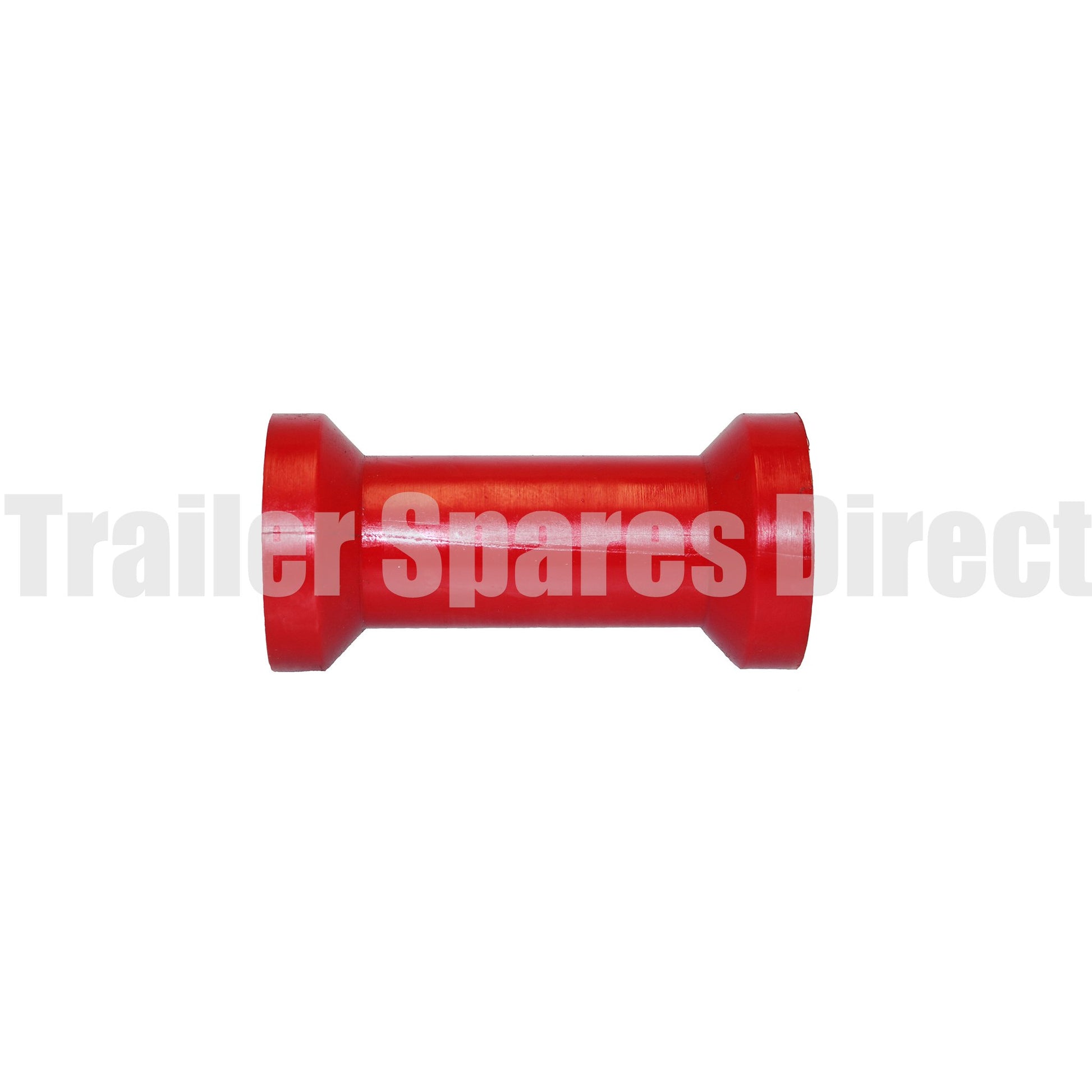 Keel roller 6 inch red poly - 17mm centre - Trailer Spares Direct