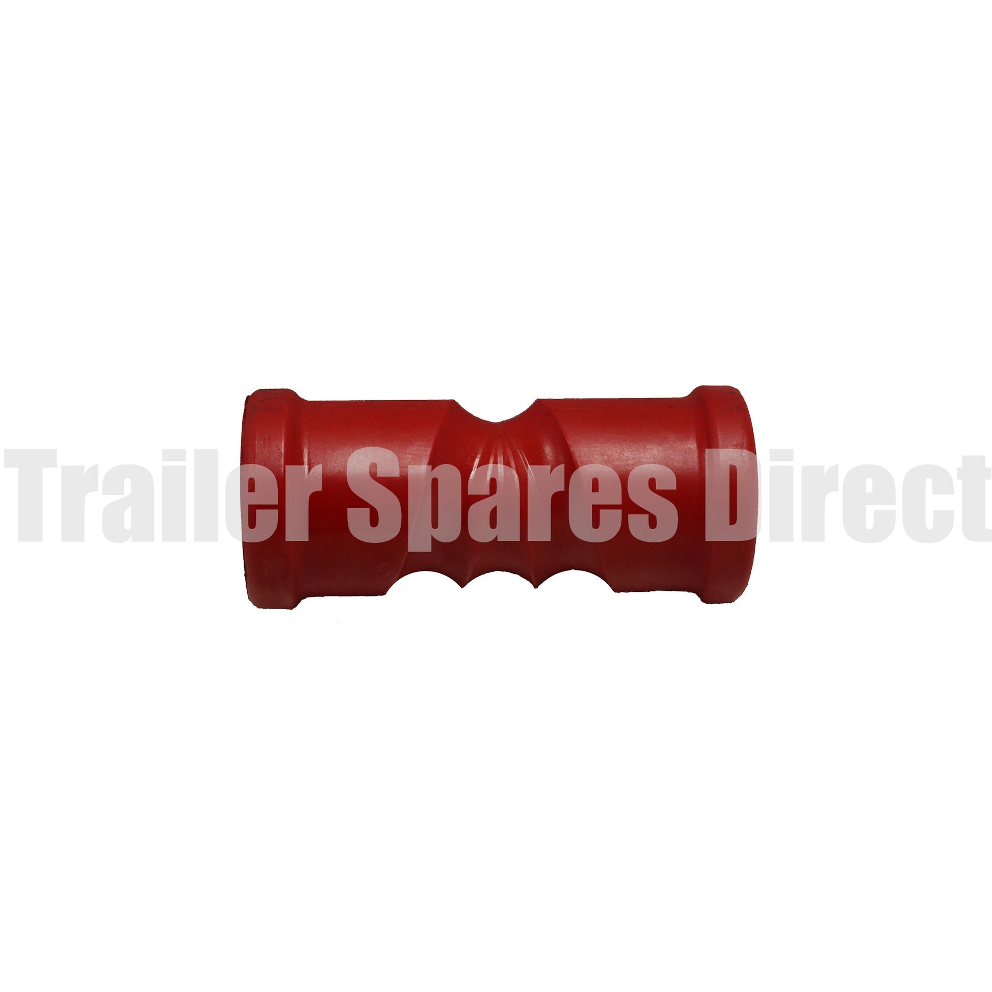 Keel roller self-centering 6 inch red poly - 17mm centre - Trailer Spares Direct