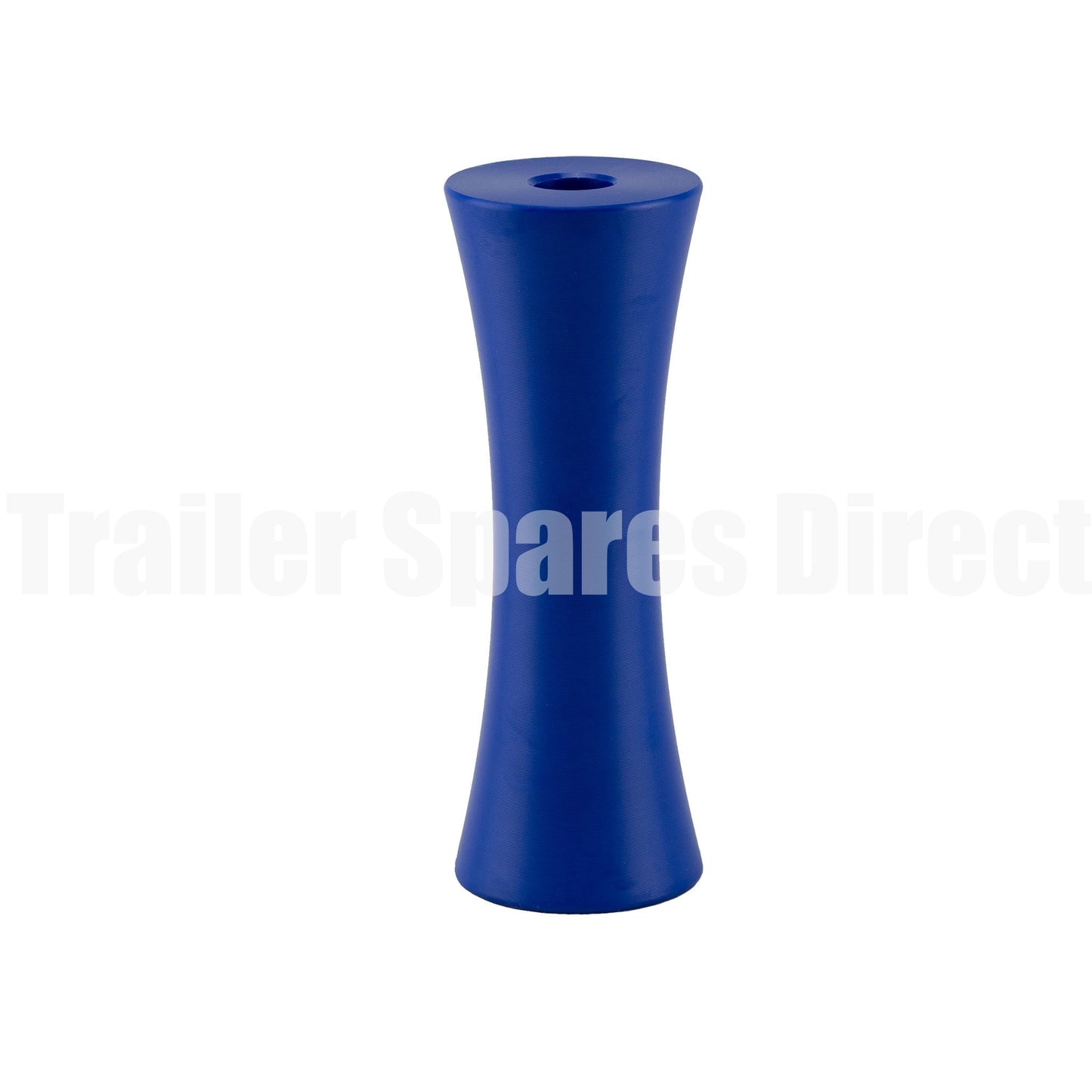 Keel roller concave 8 inch blue nylon - 20mm centre - Trailer Spares Direct