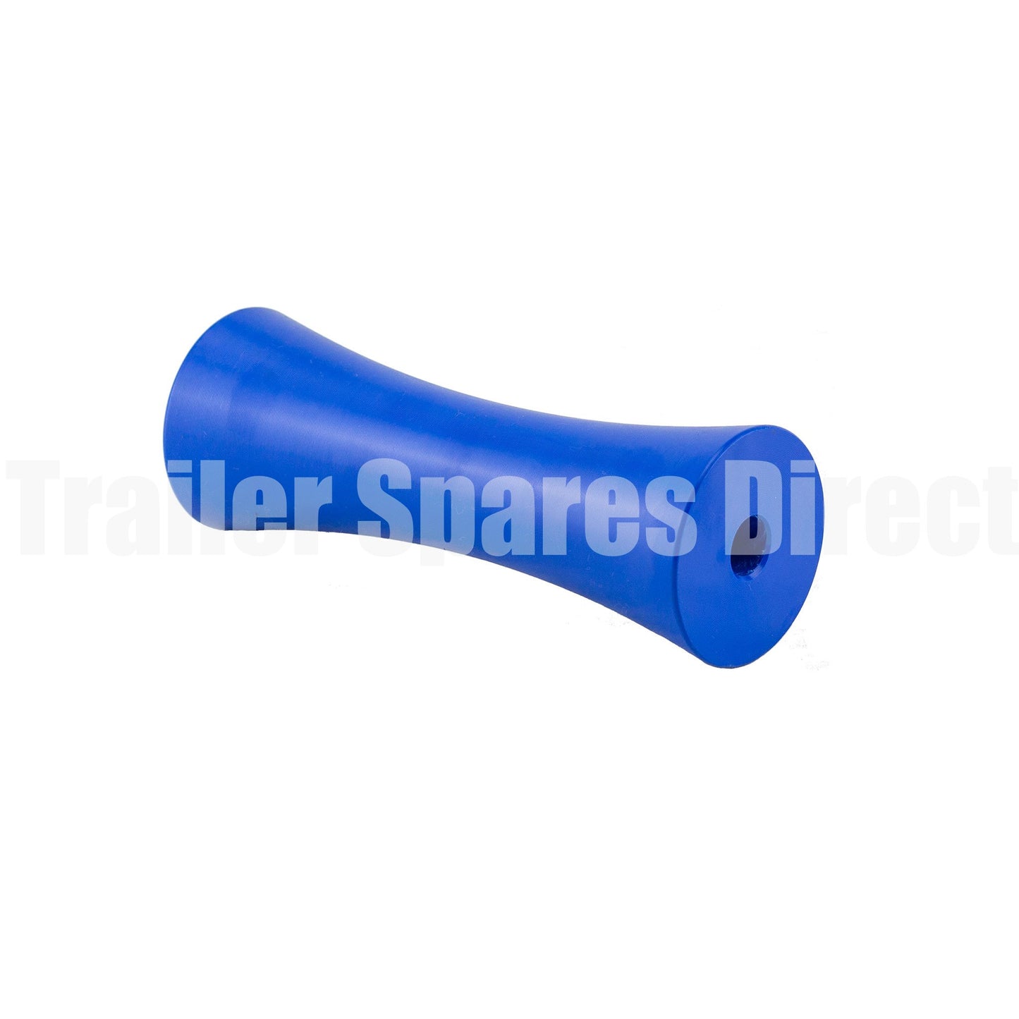 Keel roller concave 8 inch blue nylon - 17mm centre - Trailer Spares Direct
