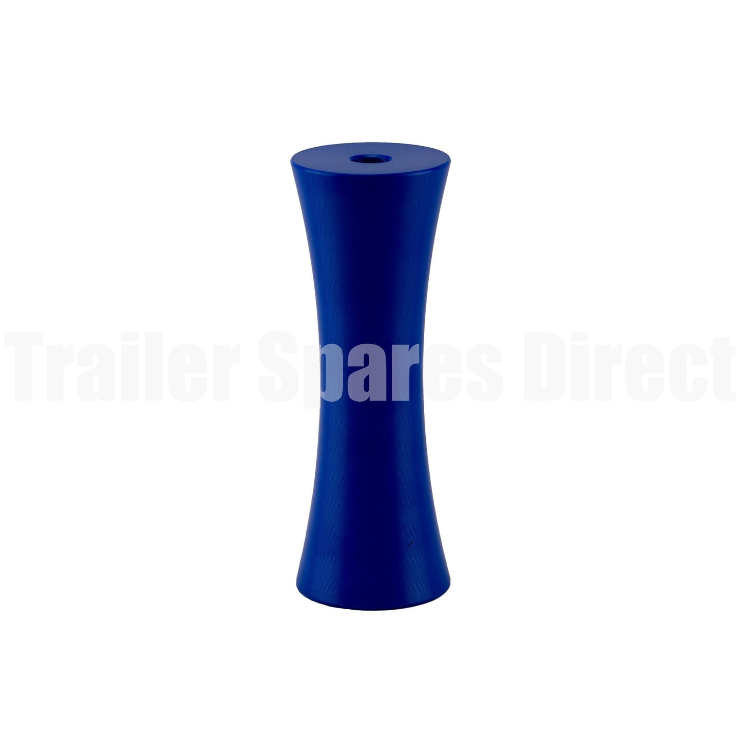 Keel roller concave 8 inch blue nylon - 17mm centre - Trailer Spares Direct