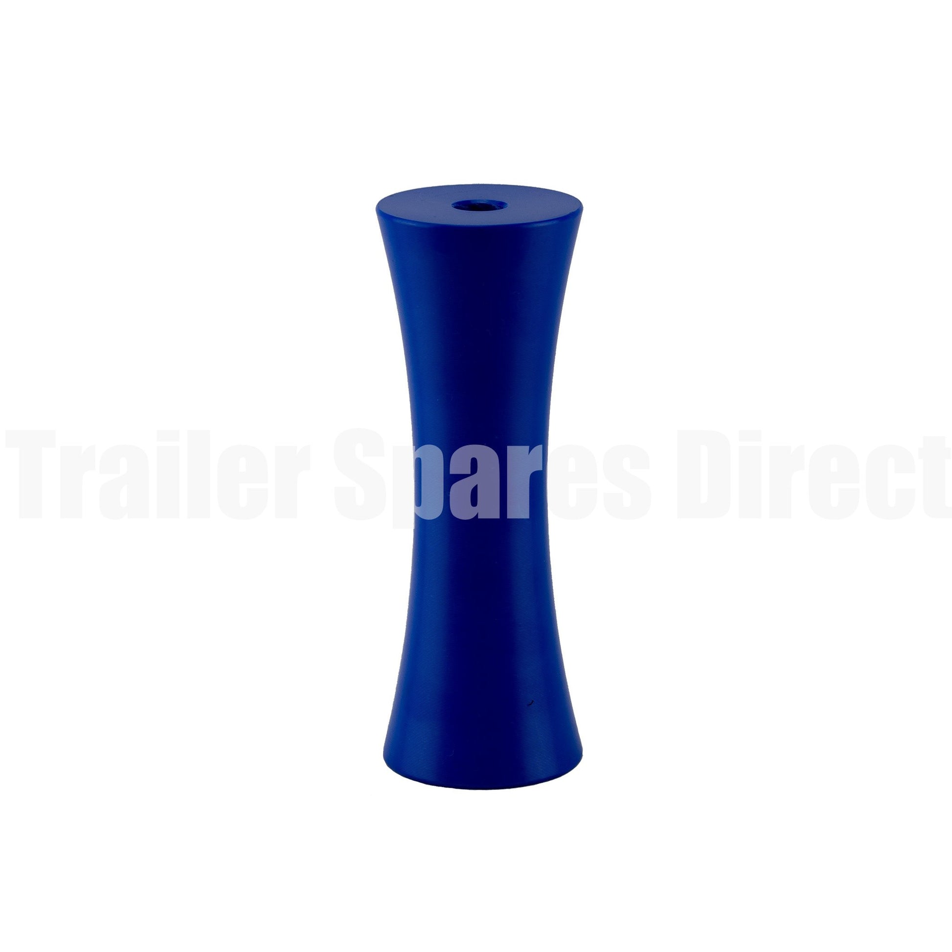 Keel roller concave 8 inch blue nylon - 17mm centre - Trailer Spares Direct