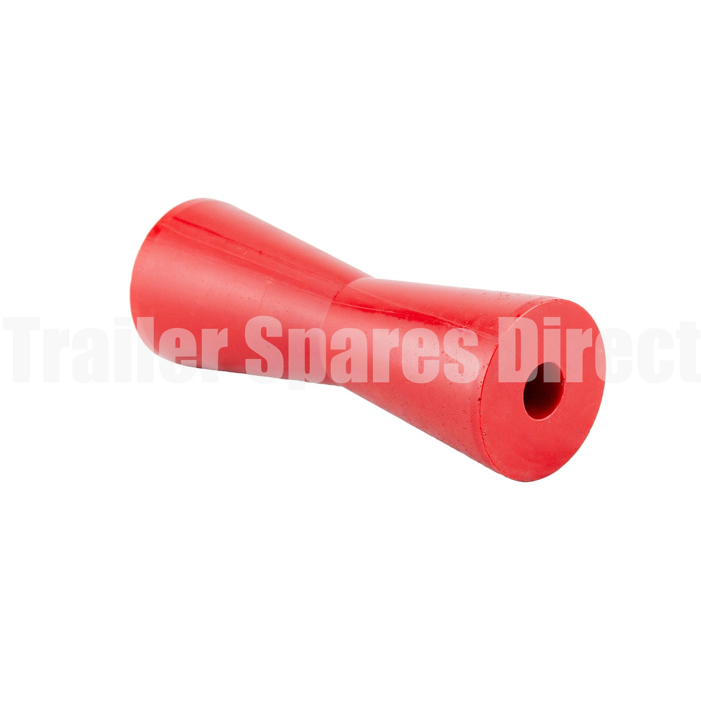 Keel roller concave 8 inch red poly - 22mm centre - Trailer Spares Direct