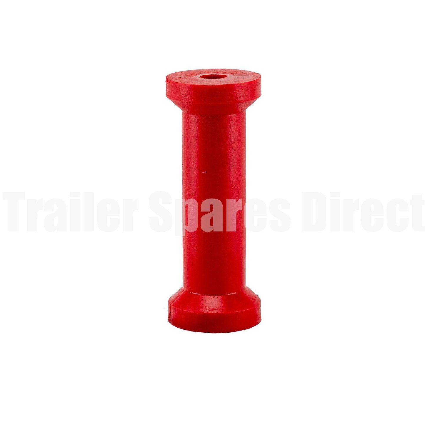 Keel roller 8 inch red poly - 21mm centre - Trailer Spares Direct