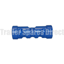 Keel roller self-centering 8 inch blue nylon - 17mm centre - Trailer Spares Direct