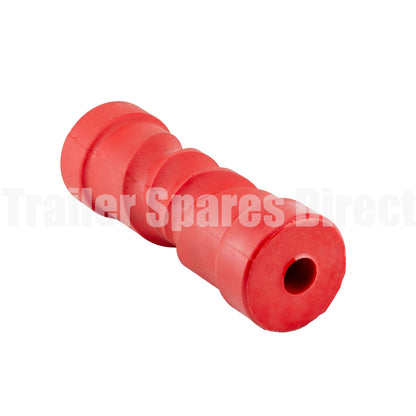 Keel roller 8 inch self centering red poly - 21mm core - Trailer Spares Direct
