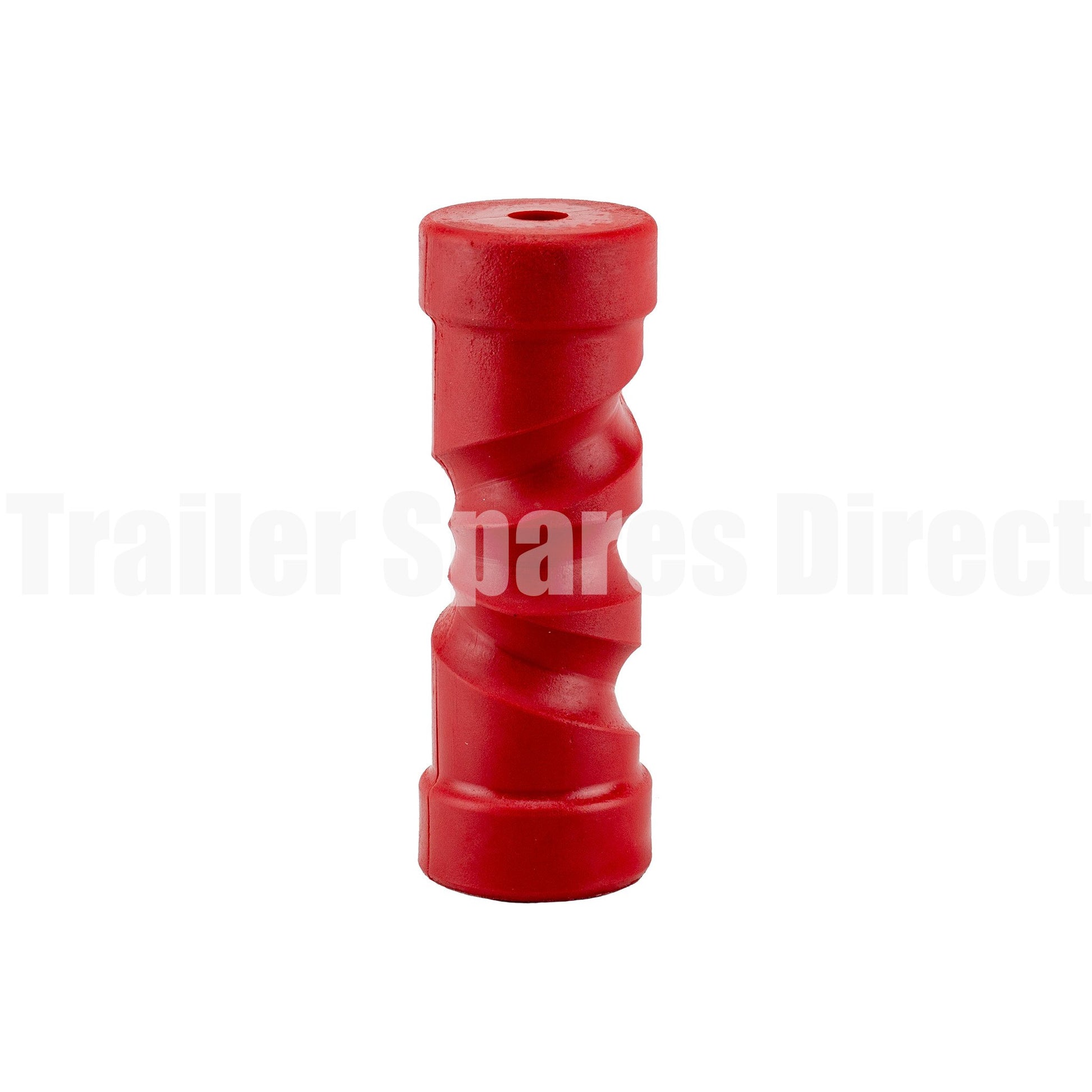 Keel roller self-centering 8 inch red poly - 17mm centre - Trailer Spares Direct