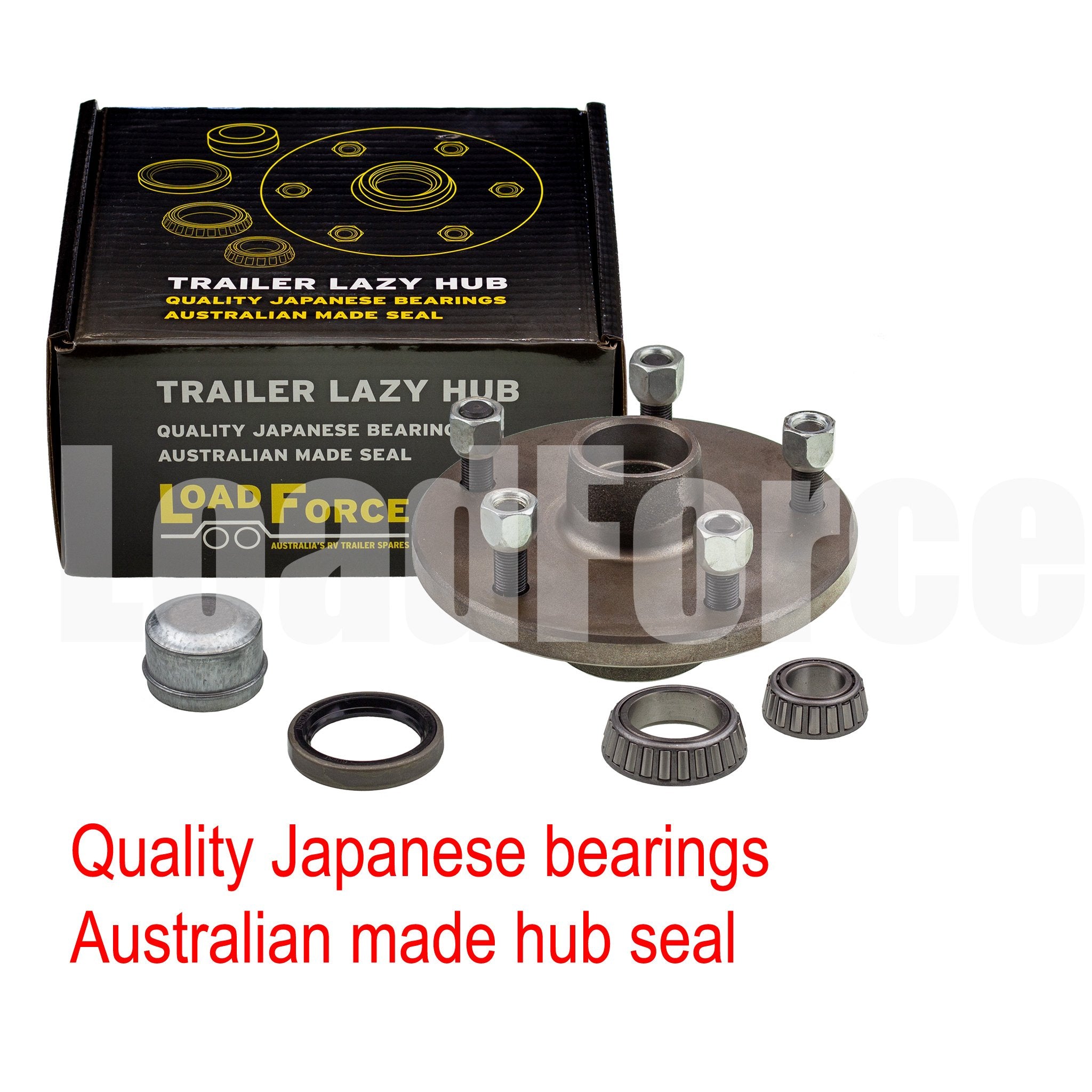 Trailer lazy hub landcruiser 5 stud slimline bearing