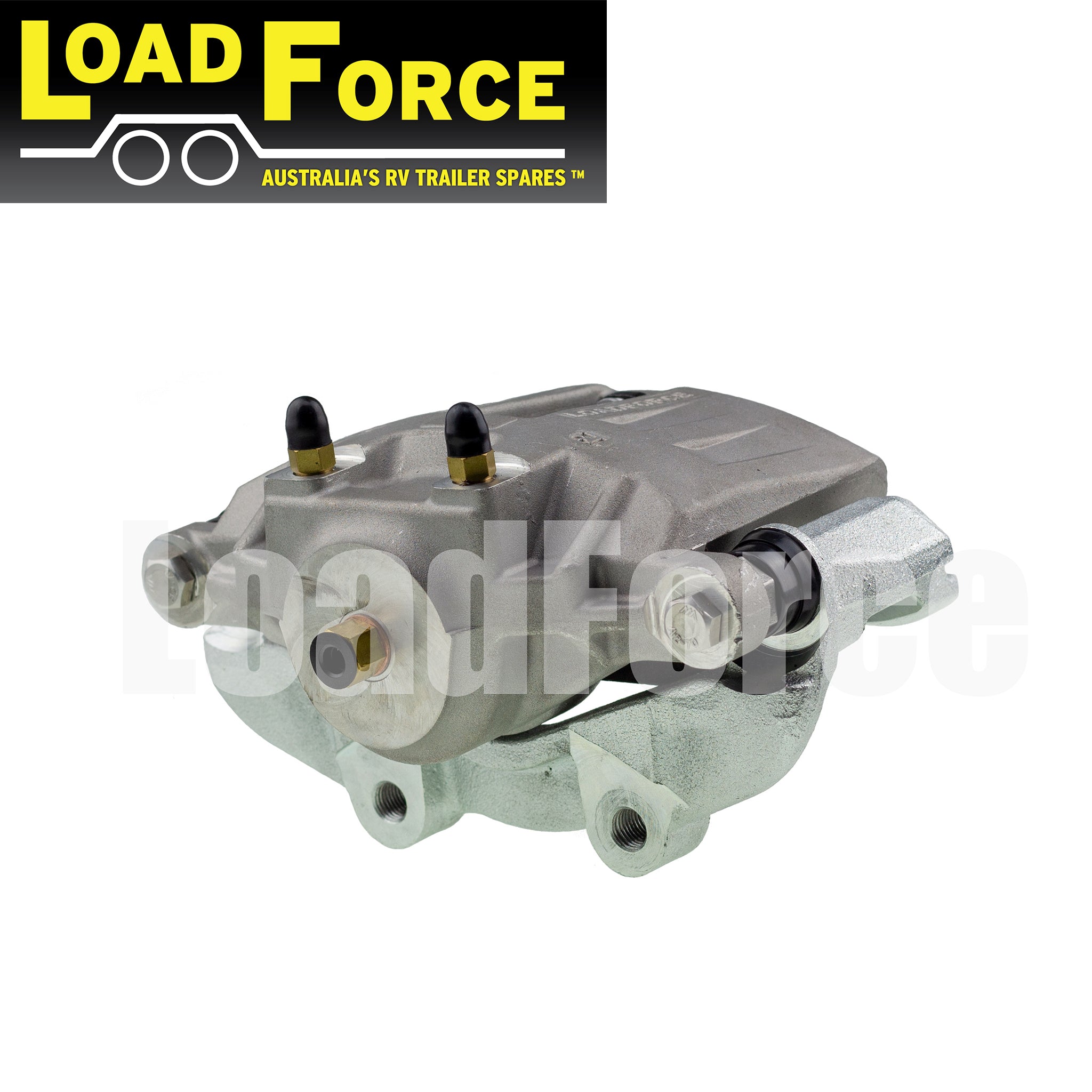 Load Force T2 trailer hydraulic brake caliper back view