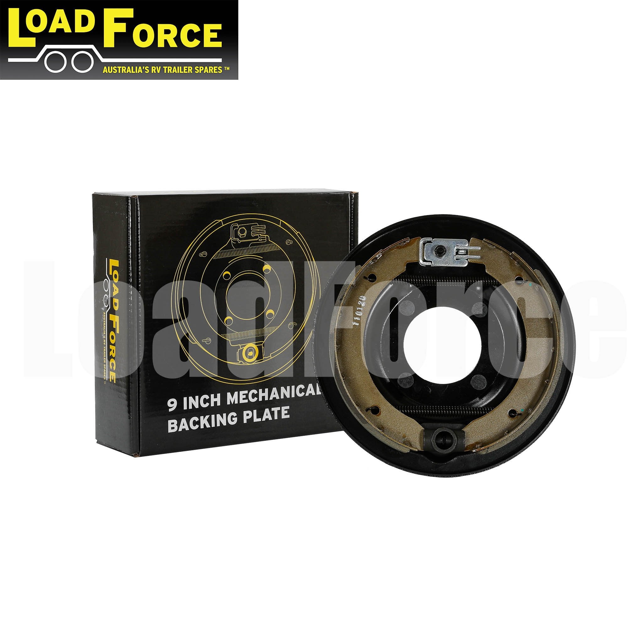 Trailer mechanical brake backing plate 9 inch