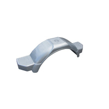 Plastic mudguard 9-10 inch - silver - Trailer Spares Direct