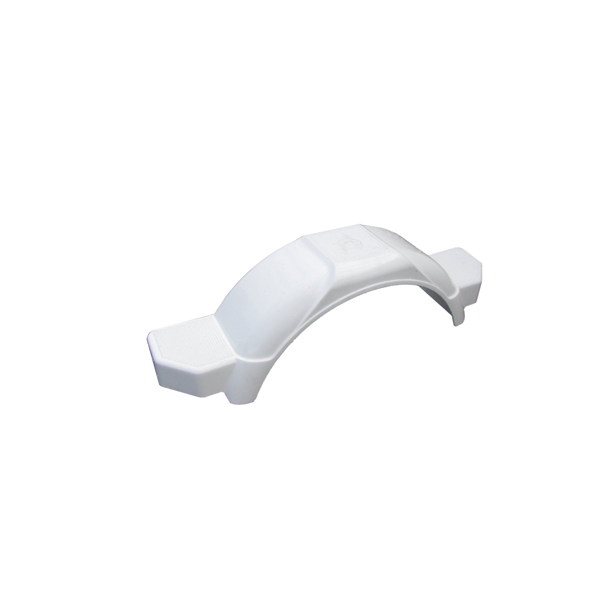 Plastic mudguard 9-10 inch - white
