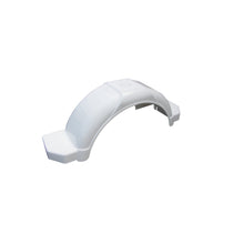 Plastic mudguard 14-15 inch - white - Trailer Spares Direct