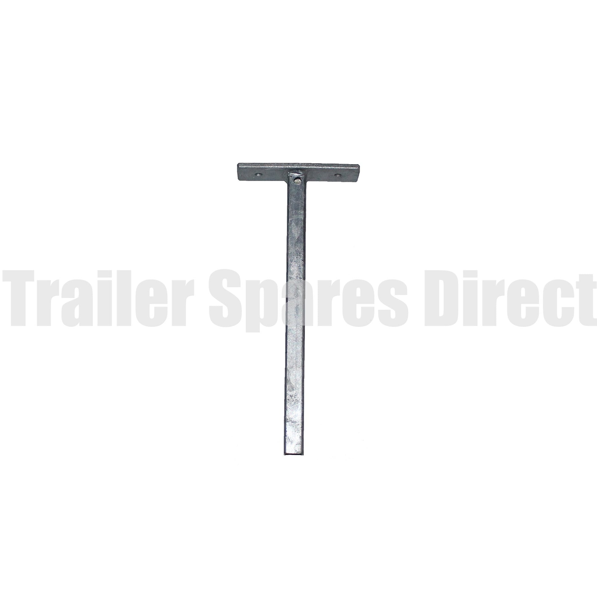 Mudguard support bracket 12 inch galvanised - Trailer Spares Direct