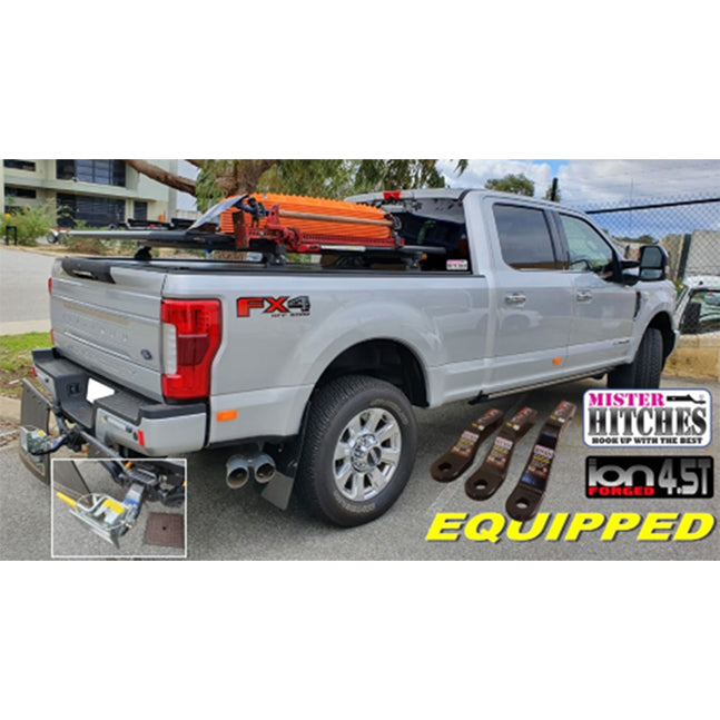 63.5mm 4500kg Tow Bar Hitch for US Truck Models - 102mm Drop - Trailer Spares Direct