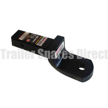 heavy-duty towbar receiver hitch tow ball mount - 201mm long 57mm drop 31mm rise - Trailer Spares Direct
