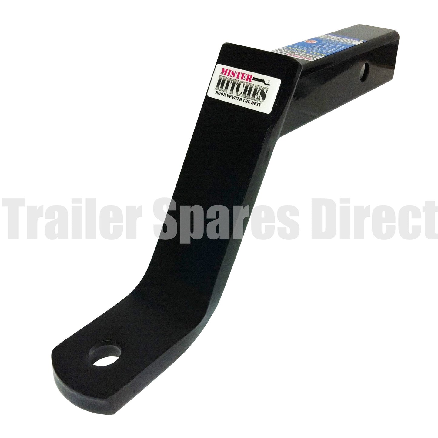 towbar receiver hitch tow ball mount - 292mm long 152mm drop 121mm rise - Trailer Spares Direct